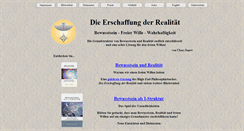 Desktop Screenshot of bewusstsein-und-realitaet.de